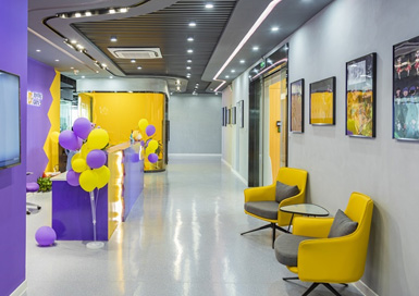 杭州乐港网络游戏公司办公室装修设计案例