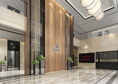 杭州中式风格多层办公楼装修设计案例