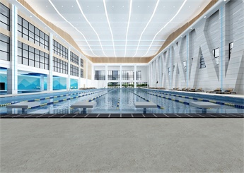大型游泳馆装修设计案例效果图