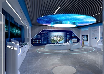 光伏科技展厅设计效果图